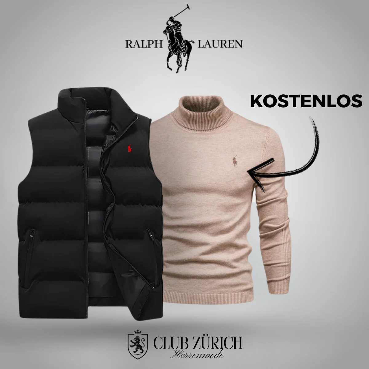 (1+ 1 GRATIS) R&L Weste + kostenloser Pullover (Endgültiger Ausverkauf)